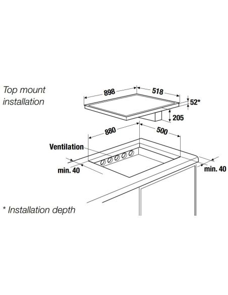 KÜPPERSBUSCH KMI 8500.0 SR TOP Installation