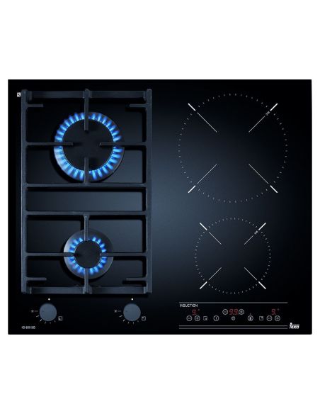 TEKA JZC 64322 ABN 2gas+2ind. Combi cryatal Induktio ja kaasuliedet (1)
