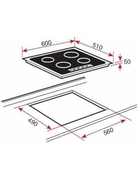 TEKA IZC 64630 BK MST Multislider Induktsioon pliidiplaat (2)