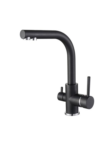 HELIKA Aquaduo 2663L Комби 2in1 Кухонный смеситель с подключением фильтрованной воды (1)