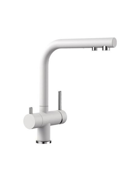 BLANCO FONTAS II White 523134 Kitchen faucet with filtered water connection,Granit