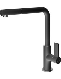 BARAZZA UNIQUE TWO SHOWER 1RUBUN2 Kitchen Taps with swivel spout pull-out hand shower
