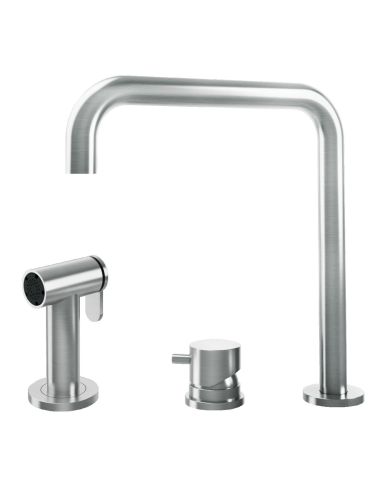 BARAZZA KIT TOP 1RUBMRKT, with swivel spout pull-out hand shower