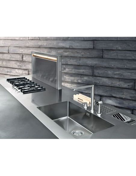 BARAZZA KIT TOP 1RUBMRKT, with swivel spout pull-out hand shower