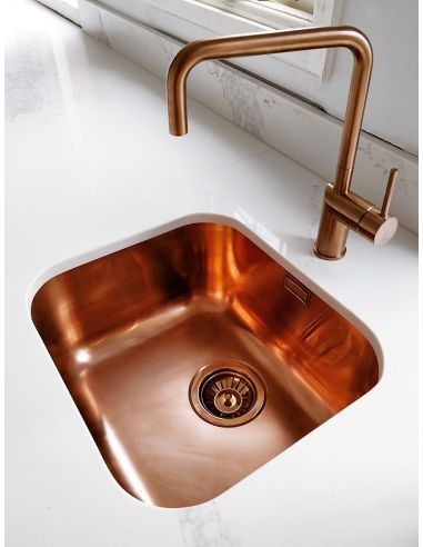ALVEUS VARIANT 40 Monarch Collection 340x400mm Under mount St.Steel Colored Kitchen sink (4)