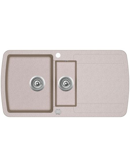 AQUASANITA Kitchen sink LIRA SQL151 Beige 110