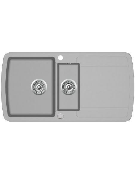 AQUASANITA Graniit Köögivalamu LIRA SQL151 Argent 220