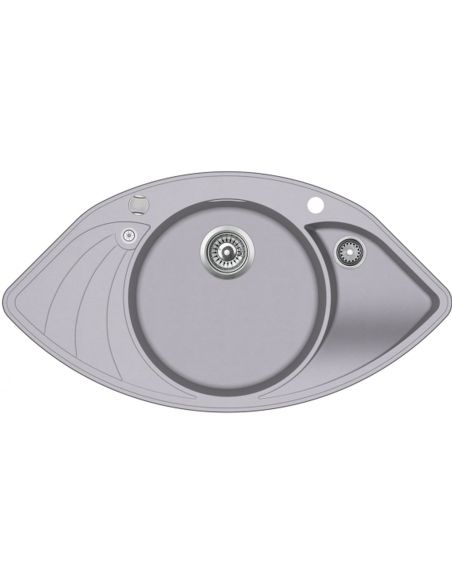 AQUASANITA Кухонная мойка PAPILLON SCP151 Alumetallic 202