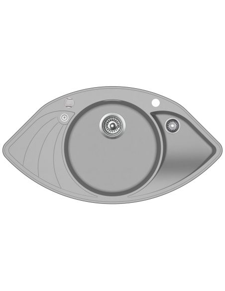 AQUASANITA Кухонная мойка PAPILLON SCP151 Argent 220
