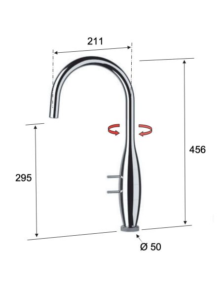 REMER BKT 72 TOUCH ME ELEGANT Кухонный смеситель