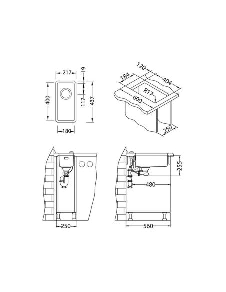 ALVEUS KOMBINO 10 Monarch Kitchen sink
