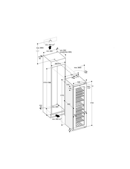 GAGGENAU RW282260 Интегрируемый Винный шкаф