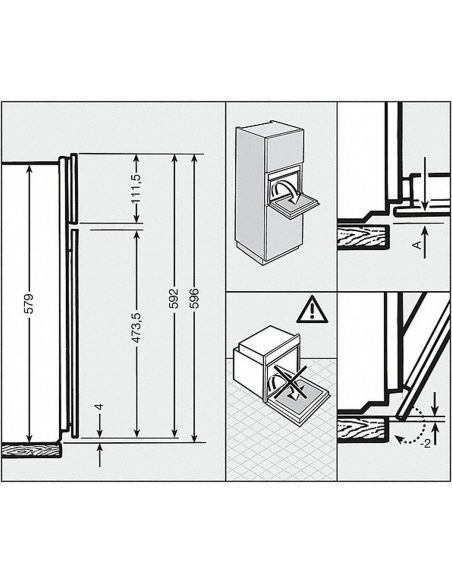 MIELE H 6860 BPX Integreeritav ahi Käepidemeta küpsetusahi