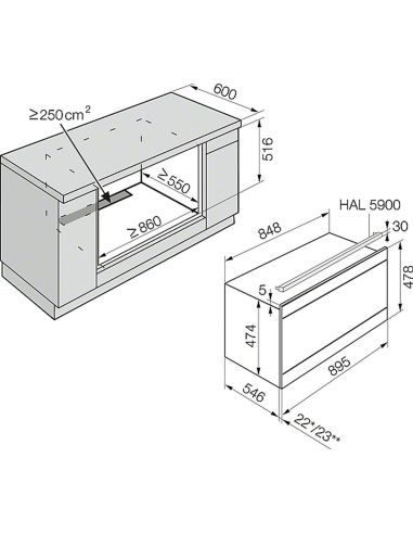MIELE H 6890 BP Электрический духовой шкаф 90cm