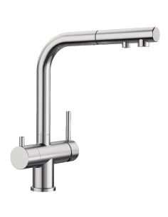 BLANCO FONTAS II 525230 Metallic Keittiöhana suodatettua ja suodattamatonta vettä varten