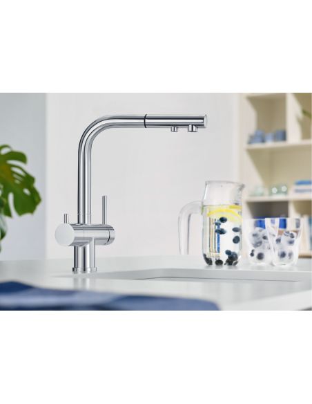 BLANCO FONTAS II 525229 Kitchen faucet with filtered water connection with pull-out hand schower