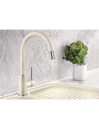 BLANCO MIDA-S SILGRANIT Kitchen Taps with pull-out hand shower