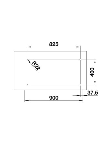 BLANCO ANDANO 400/400-U RST Keittiöallas