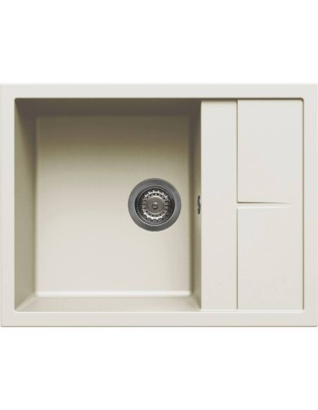 ELLECI UNICO 125 G62 Bianco Antico Kivikomposiitista Keittiöallas LGU12562