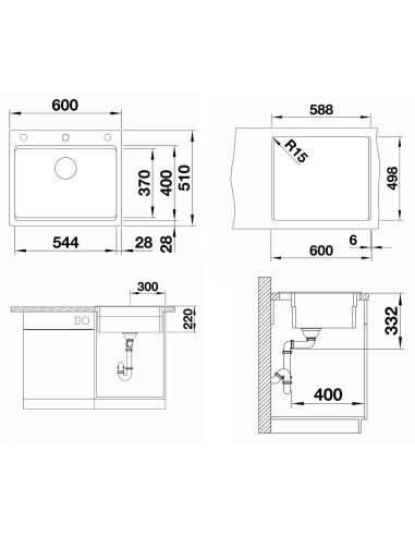 BLANCO ETAGON 6 Silgranit Kitchen sink