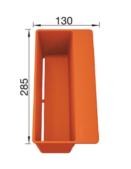 BLANCO Sity Box Orange Nõrutusrest, Colander 235494 Lava Grey