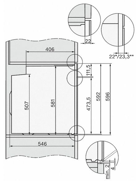 MIELE H 7464 BPX Integreeritav ahi Käepidemeta küpsetusahi