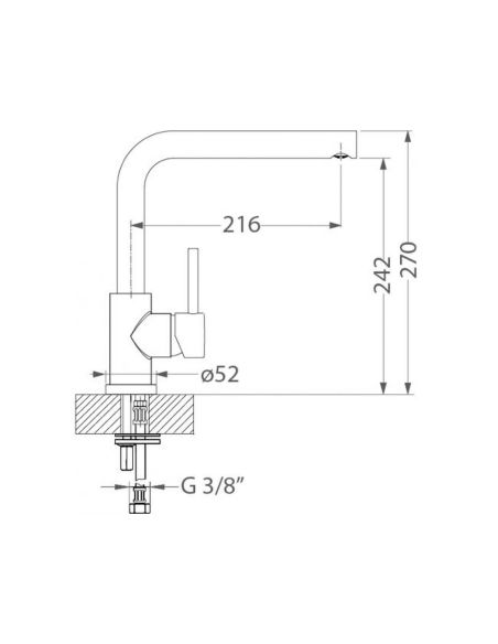 ALVEUS FLUID Copper Monarch Kitchen Faucets