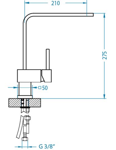 ALVEUS LAGUNA Bronze Monarch Kitchen Faucets