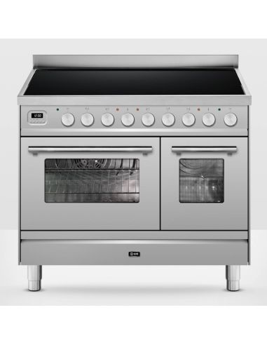 ILVE PD09W P90cm rofessional Plus Hi-Tech Brīvstāvošā plīts ar divām cepeškrāsnīm