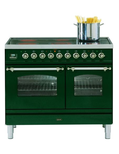ILVE PD10N Nostalgie 100cm brīvstāvošā plīts ar divām cepeškrāsnīm retro stilā