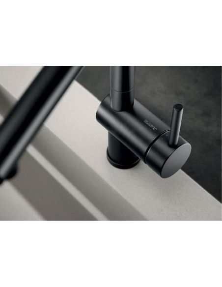 BLANCO LINUS Black Matt Silgranit Kitchen Taps