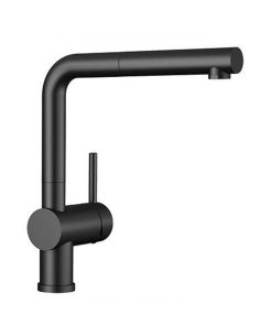 BLANCO LINUS-S Black Matt Кухонный смеситель С Душевой головкой