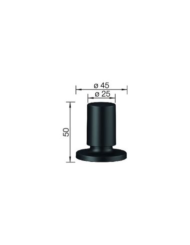 Blanco Pull Knob 238688, Black Matt