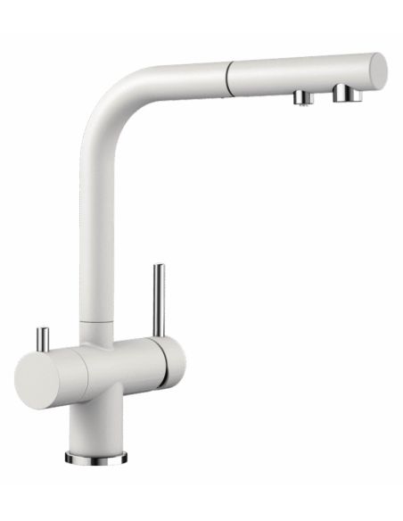 BLANCO FONTAS-S II Filter Silgranit Kombi 3in1 köksblandare med handdusch för ofiltrerat och filtrerat vatten