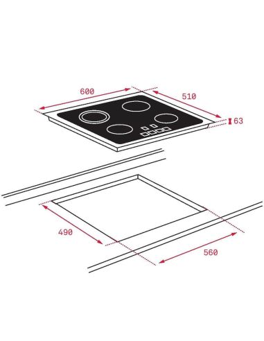 TEKA IZ 6420 ST Серого цвета Multislider индукционная варочная панель