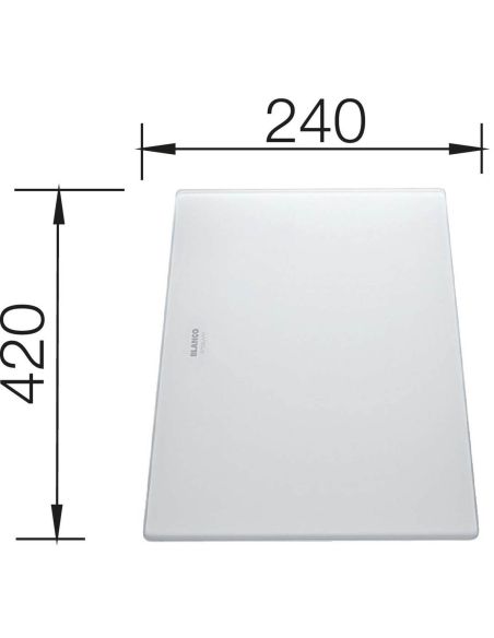 BLANCO Glass cutting board