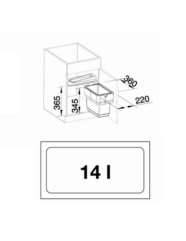 BLANCO SINGOLO 512880, Grading system of waste (3)