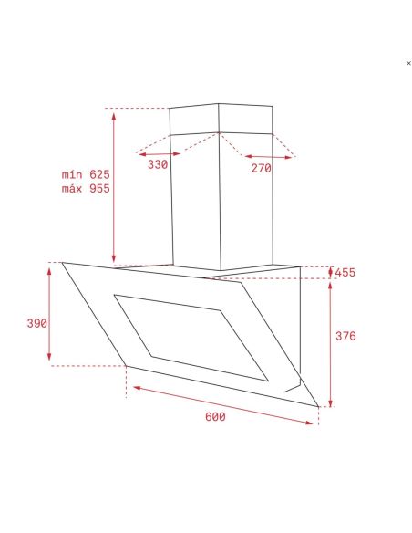 TEKA DLV 68660 TOS 60cm Seinale kinnitatav Õhupuhastaja (7)