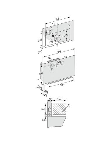 MIELE DA 9090 W Серого цвета Настенная вытяжка