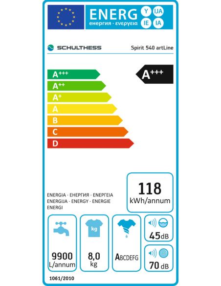 Cтиральная машина Schulthess Spirit 540 TOP PLUS Ever Rose